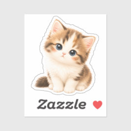 Pegatina Gatito Kawaii Adorable シール