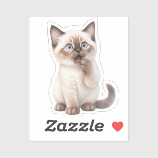 Pegatina Gatito Kawaii Adorable シール (シート)
