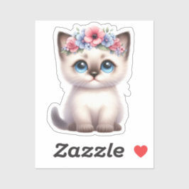 Pegatina Gatito Kawaii Adorable シール