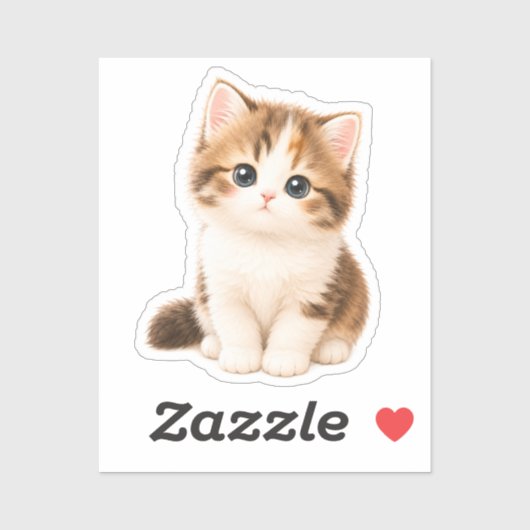 Pegatina Gatito Kawaii Adorable シール (シート)