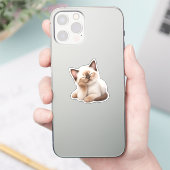 Pegatina Gatito Kawaii Adorable シール (スマートフォン)