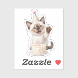 Pegatina Gatito Kawaii Adorable シール