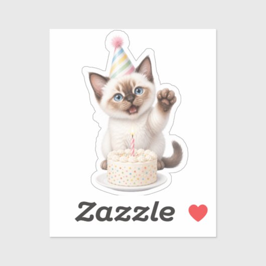 Pegatina Gatito Kawaii Adorable シール (シート)