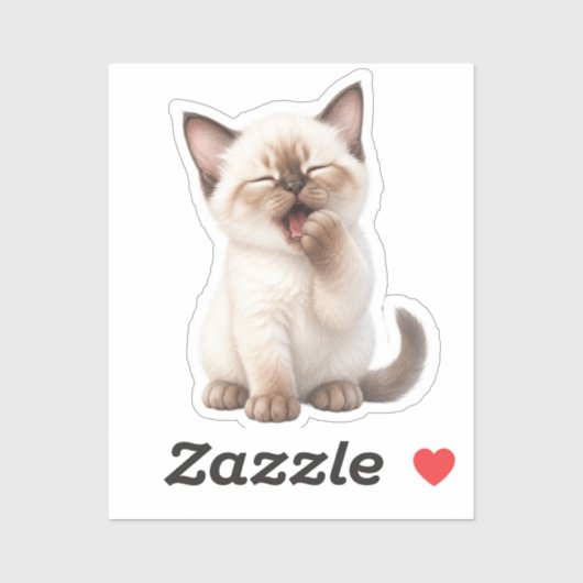 Pegatina Gatito Kawaii Adorable シール (シート)