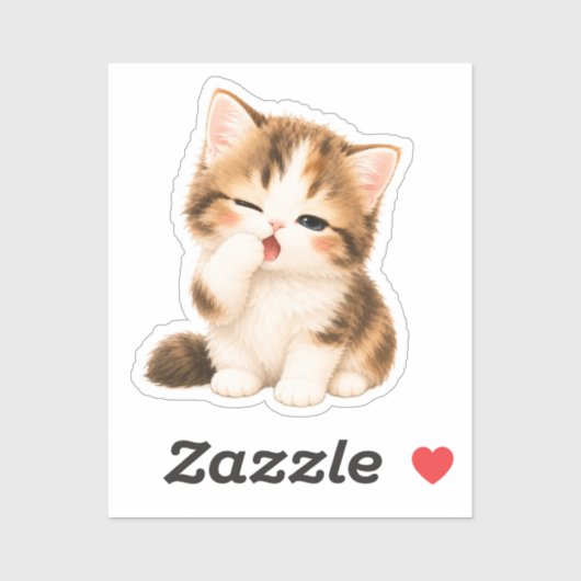 Pegatina Gatito Kawaii Adorable シール (シート)
