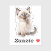 Pegatina Gatito Kawaii Adorable シール (シート)