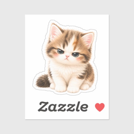 Pegatina Gatito Kawaii Adorable シール (シート)