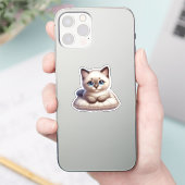 Pegatina Gatito Kawaii Adorable シール (スマートフォン)