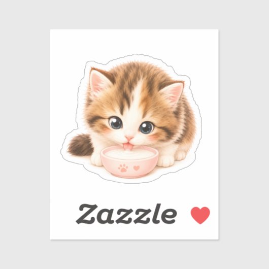 Pegatina Gatito Kawaii Adorable シール (シート)