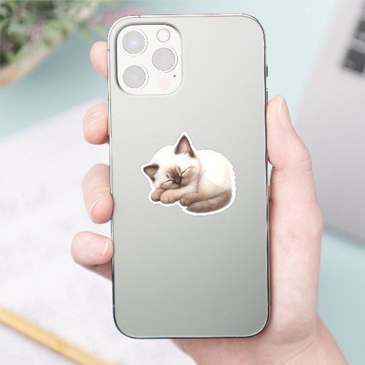 Pegatina Gatito Kawaii Adorable シール (スマートフォン)