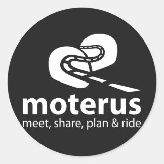Pegatina Moterus Dark ラウンドシール