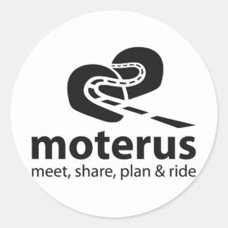 Pegatina Moterus Light ラウンドシール