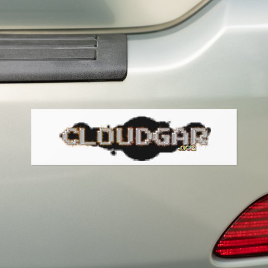 Pegatina Oficial CLOUDGAR.com バンパーステッカー (車上)
