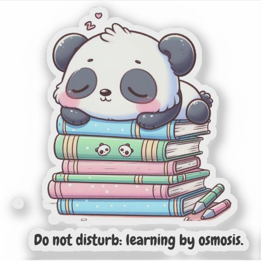 Pegatina Osito Durmiendo シール (正面)