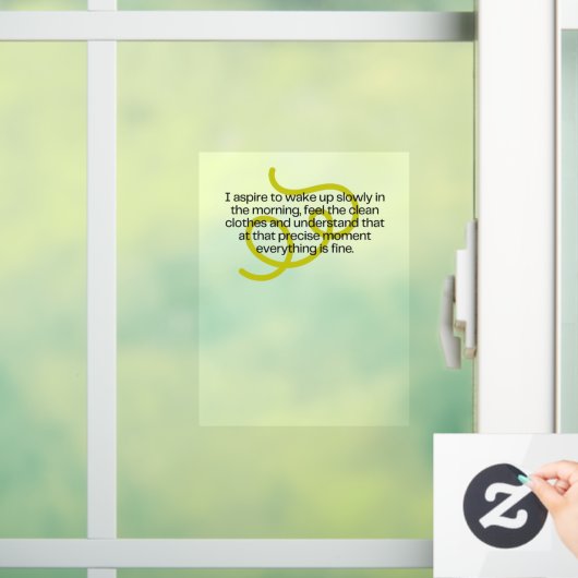 Pegatina para espejo ウィンドウサイン (ホーム)