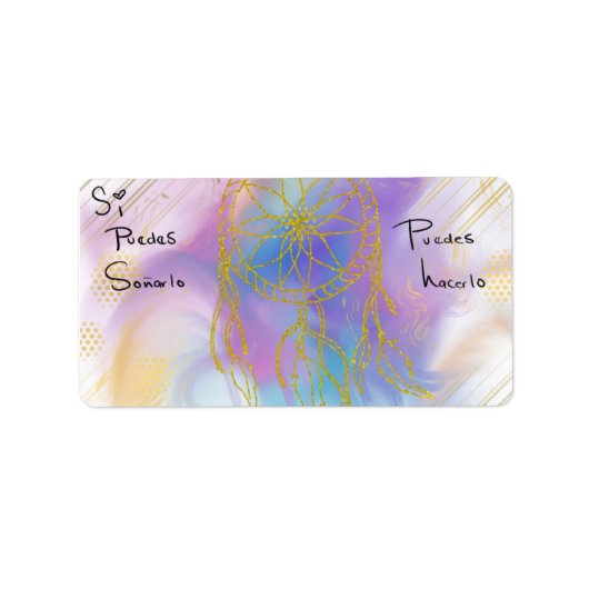 Pegatina puedes hacerlo  ラベル (正面)