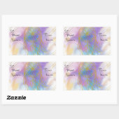 Pegatina puedes hacerlo  長方形シール (シート)