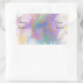 Pegatina puedes hacerlo  長方形シール (バッグ)