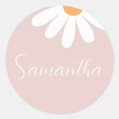 Pegatina Redonda Clásica ラウンドシール (正面)