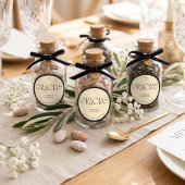 Pegatina Redonda de Boda Spanish Wedding Favor ラウンドシール