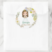 Pegatina redonda Primera Comunión GEORGIA ラウンドシール (バッグ)