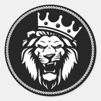 Pegatina rey leon ラウンドシール