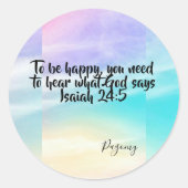 Pegatina - sticker ラウンドシール (正面)