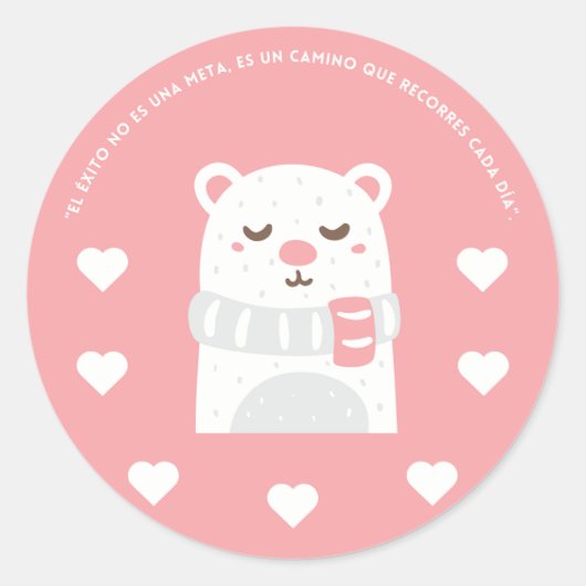 Pegatina- Sticker con Diseño Único  ラウンドシール (正面)