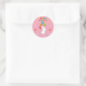 Pegatina/ Sticker para Cumpleaños ラウンドシール (バッグ)