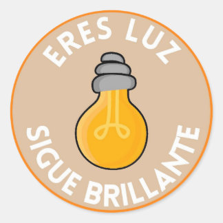 Pegatina/Stickers redondo con frase Inspiradora  ラウンドシール