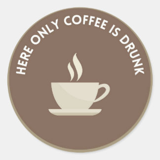 Pegatina/Stickers redondo con Mensaje divertido ラウンドシール