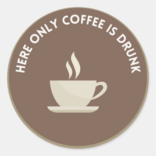 Pegatina/Stickers redondo con Mensaje divertido ラウンドシール (正面)