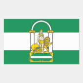 Pegatinas Andalucía 長方形シール (正面)