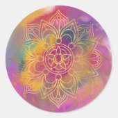 Pegatinas atrapasueños  ラウンドシール (正面)