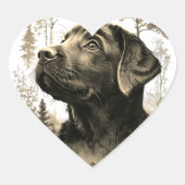 Pegatinas en forma de corazón ハートシール (正面)