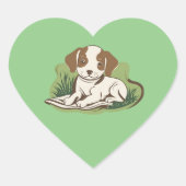 Pegatinas en forma de corazón ハートシール (正面)