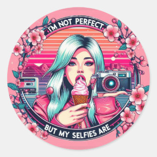 Pegatinas para chicas audaces ラウンドシール