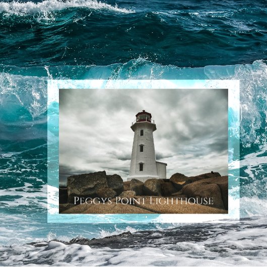Pegggys Point Light house, Nova Scotia,カナダ ポストカード