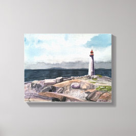 PEGGY'S COVE , – 水色,ラップされたキャンバスプリント キャンバスプリント