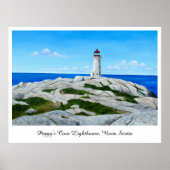 Peggy's Cove Lighthouse ポスター (正面)