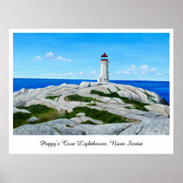 Peggy's Cove Lighthouse ポスター