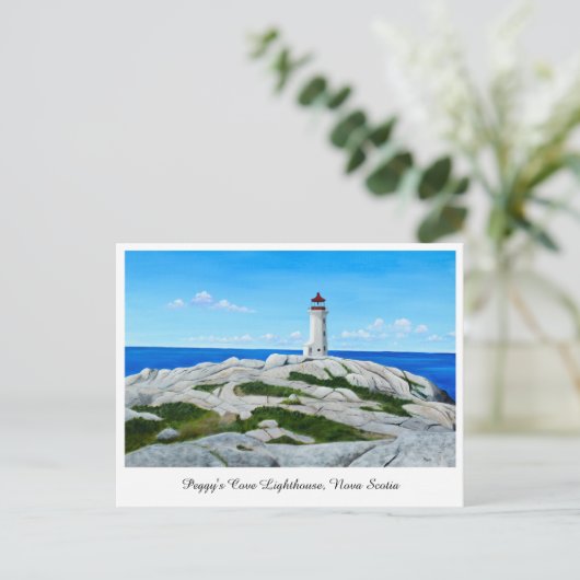 Peggy's Cove Lighthouse ポストカード (スタンド正面)