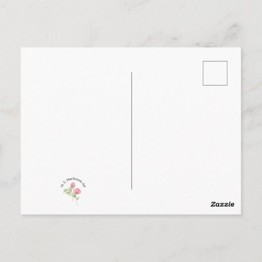 Peggy's Cove Lighthouse ポストカード (裏面)