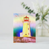 Peggy's Cove  Lighthouse Route Nova Scotia ポストカード (スタンド正面)