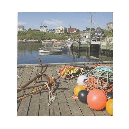 Peggy's Cove, Nova Scotia，カナダ2 ノートパッド (正面)