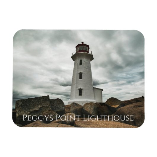 Peggys Point Light house, Peggys Cove, Nova Scotia マグネット (横)