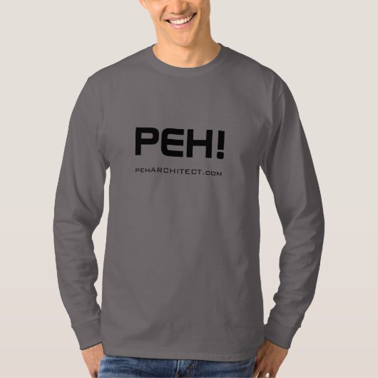 PEH! - peh! .comのずっと袖 Tシャツ (正面)