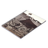 Pehlangの城砦1860年(卵白の銀のプリント) ノートブック (左側)