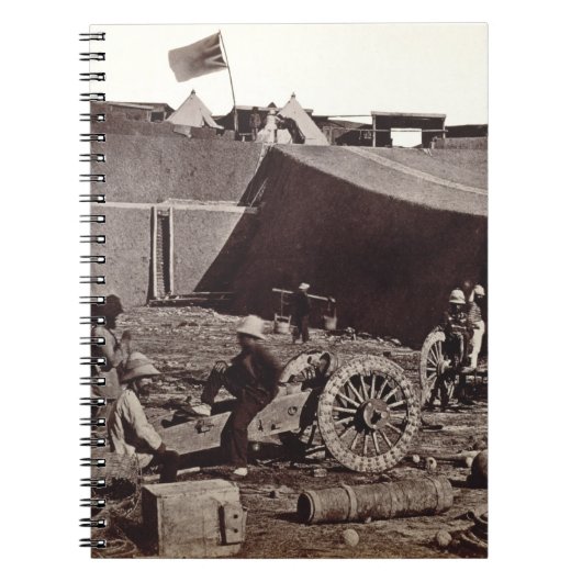 Pehlangの城砦1860年(卵白の銀のプリント) ノートブック (正面)