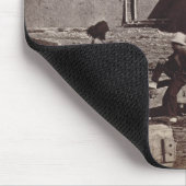 Pehlangの城砦1860年(卵白の銀のプリント) マウスパッド (コーナー)